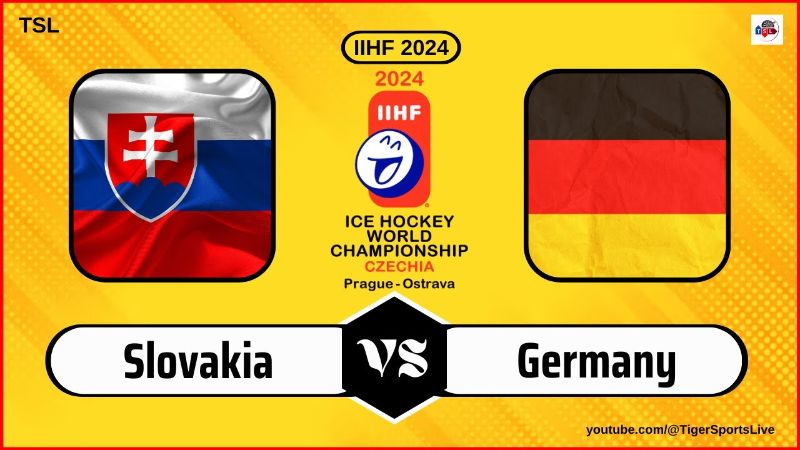 Словакия - Германия 10.05.2024, Чемпионат мира по хоккею 2024