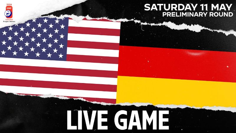 США - Германия 11.05.2024, Чемпионат мира по хоккею 2024